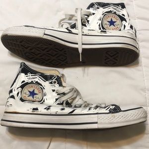 Chuck TaylorConverseBlack/White Art Deco High Top